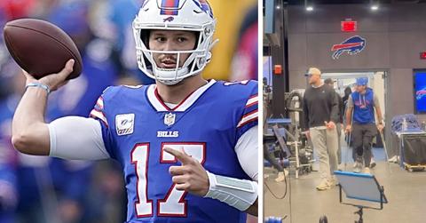 Why Is Josh Allen on Crutches?
