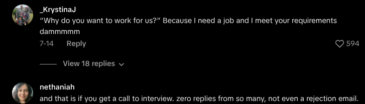 job interviews no longer normal