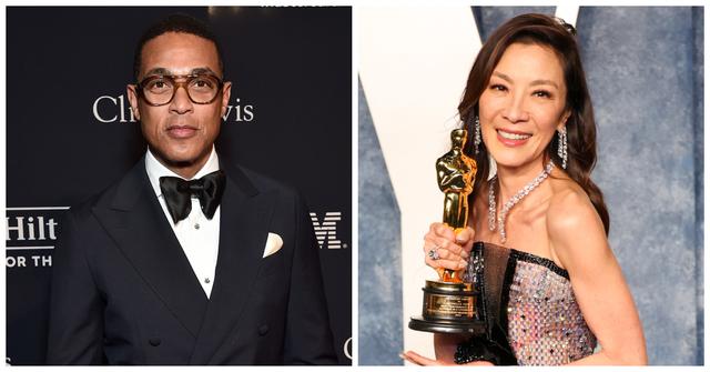 Don Lemon and Michelle Yeoh