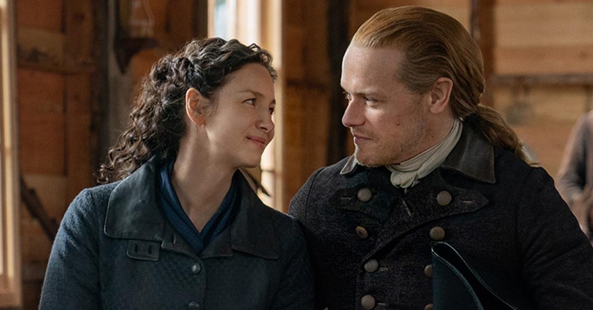 Jamie and Claire on 'Outlander.'