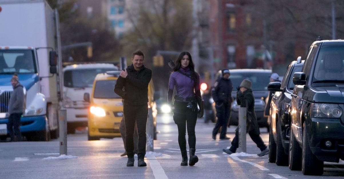 Clint and Kate in 'Hawkeye'