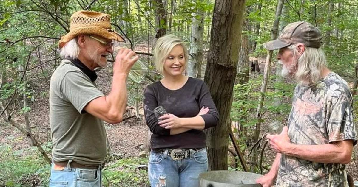 Danielle Parton on an episode of 'Moonshiners'