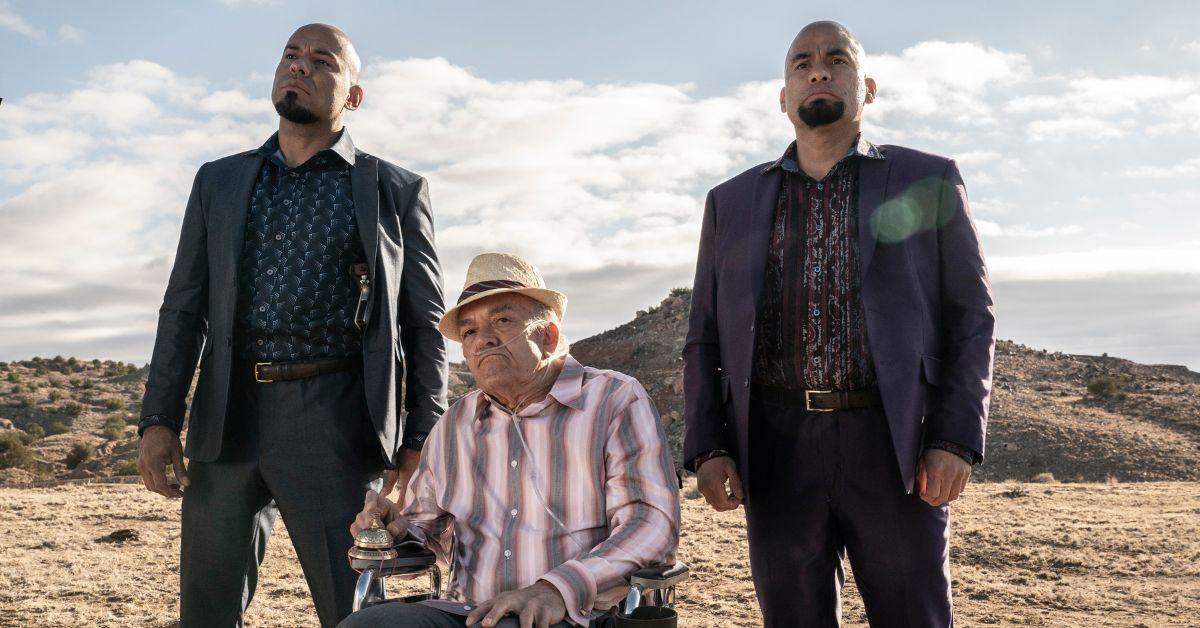 Luis Moncada, Mark Margolis, and Daniel Moncada in a Season 6 episode of 'Better Call Saul'