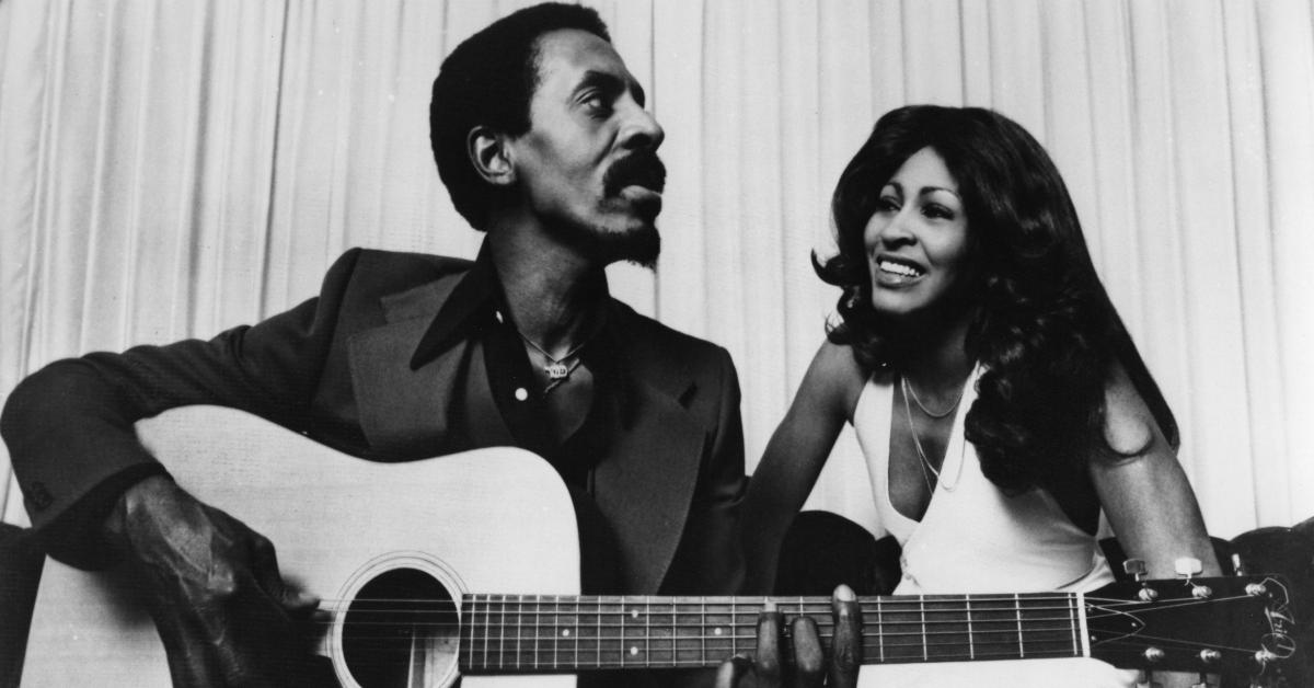 (l-r): Ike Turner and Tina Turner performing in a photo.