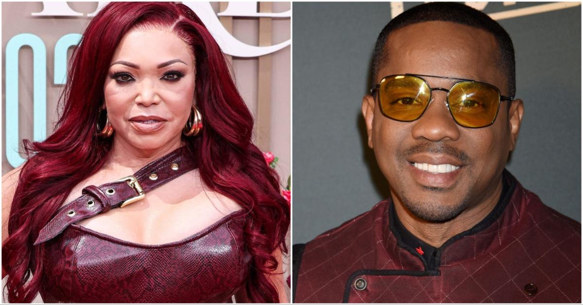 Tisha Campbell and Duane Martin in a collage together