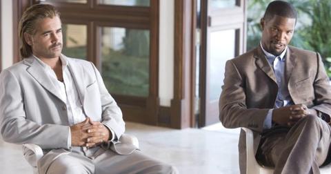 Brad Pitt and Jamie Foxx in 'Miami Vice'