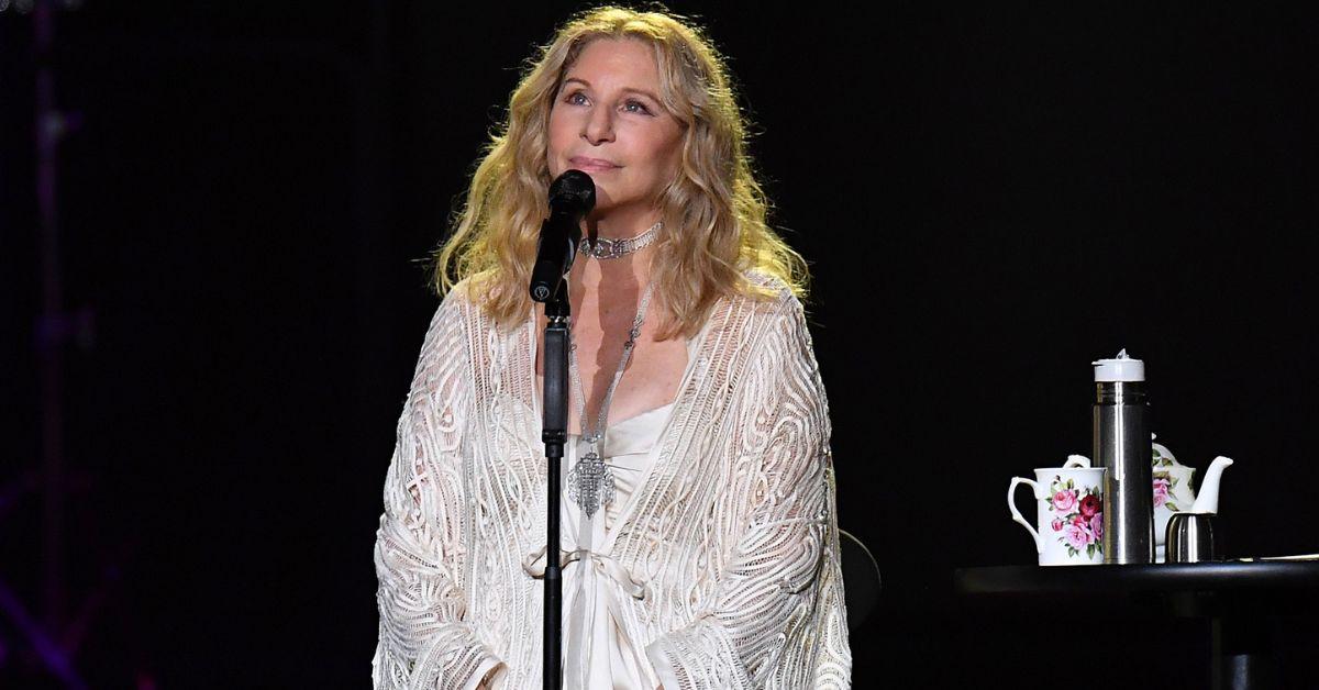 Barbra Streisand performs onstage at United Center