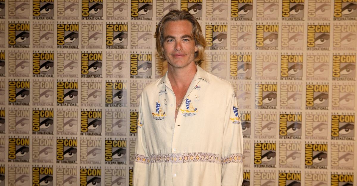 Chris Pine attends San Diego Comic-Con.