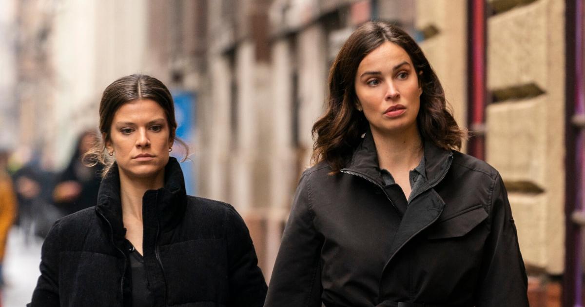 Kelley Missal as Zoey McKenna and Heida Reed as Special Agent Jamie Kellett in 'FBI: International'