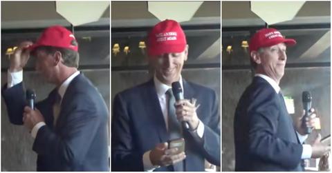 MAGA Dad Ruins Daughter’s Wedding by Wearing His MAGA Hat