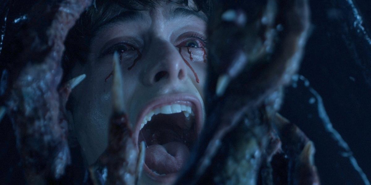 Will is attacked by Vecna in Stranger Things.