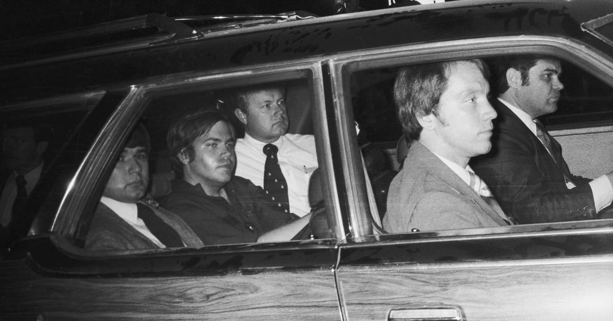 John Hinckley, Jr. (center), the man charged with the attempted murder of President Reagan