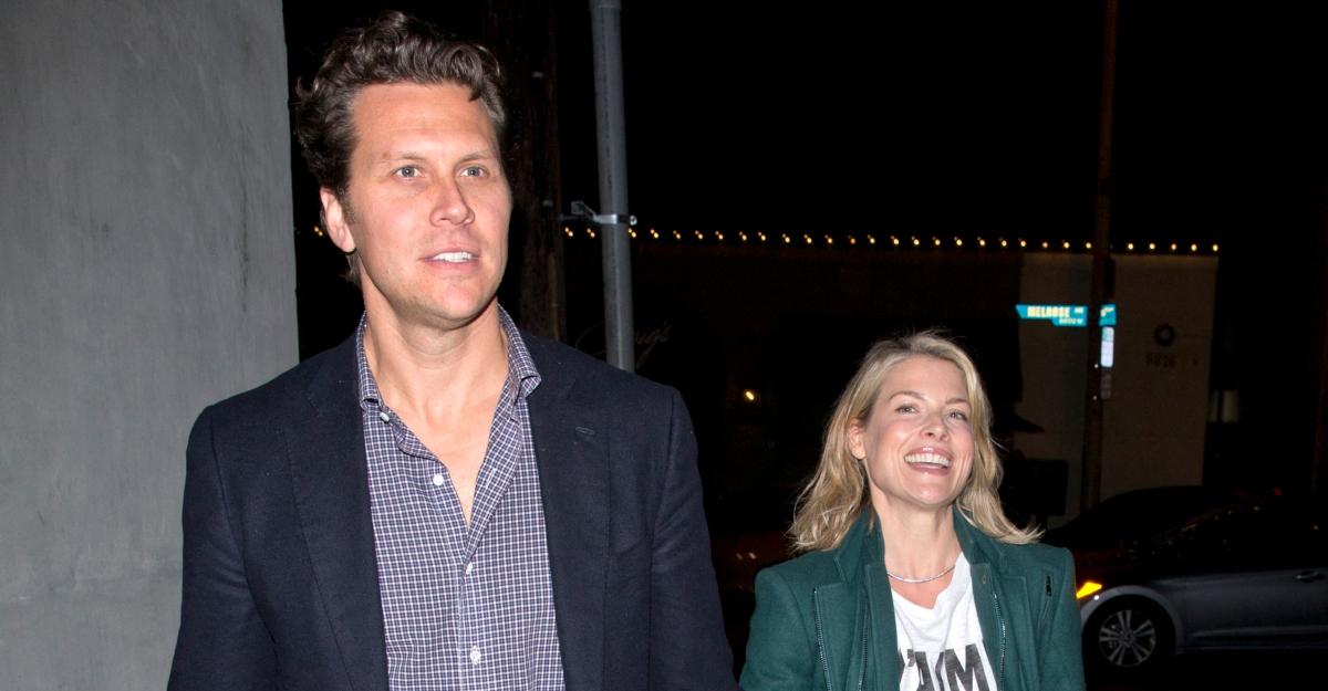 Ali Larter and Hayes MacArthur after getting dinner in West Hollywood in 2018.