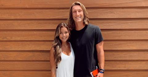 Marissa Mowry and Trevor Lawrence
