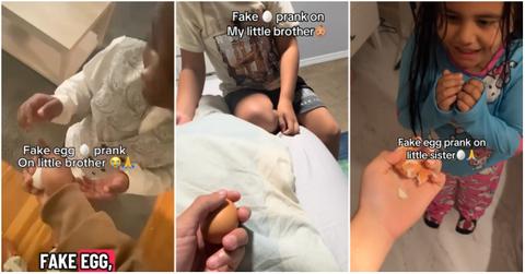 The Fake Egg Prank on TikTok, Explained