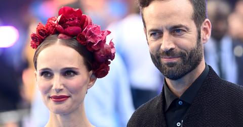 Natalie Portman and husband Benjamin Millepied attend the UK Gala screening of 'Thor: Love and Thunder'.