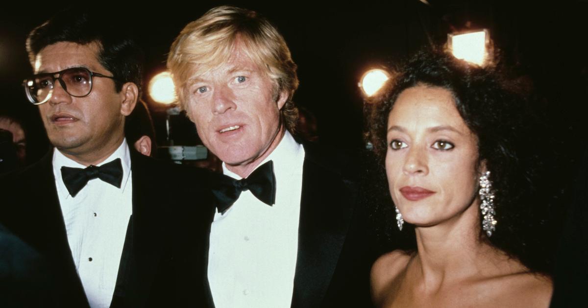 Robert Redford and Sonia Braga in 1987