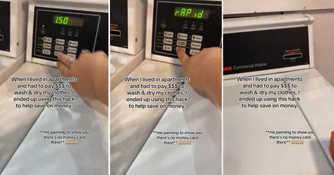 Laundry hack to save money washing clothes at apartment