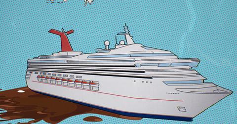 Graphic of the Carnival Triumph