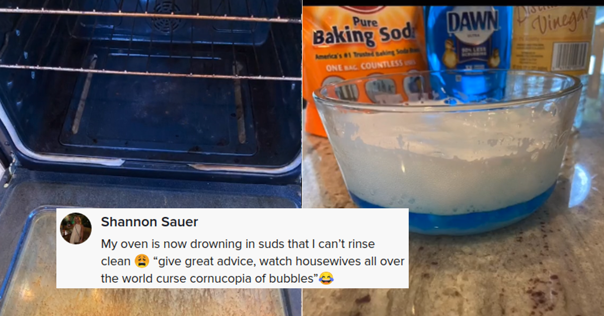 People Are Cursing This TikTok Oven Cleaning Hack