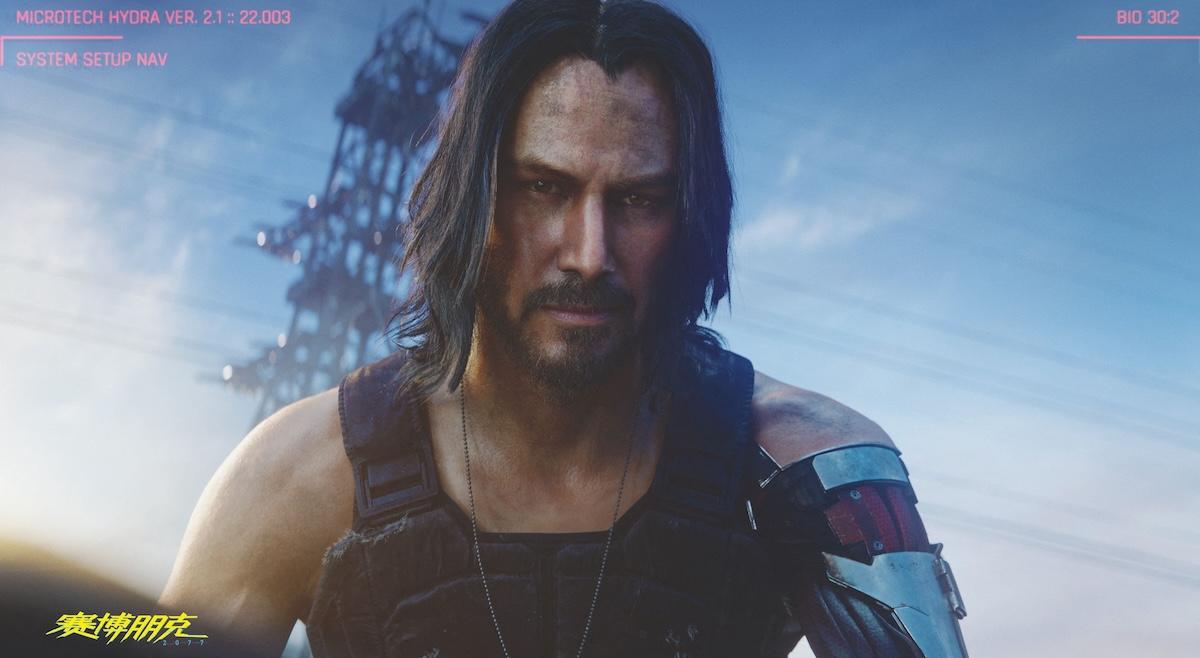 Keanu Reeves in Cyberpunk 2077