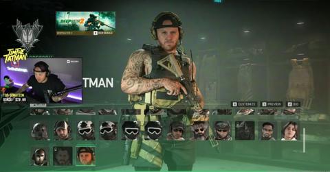The TimTheTatman skin in Modern Warfare II.