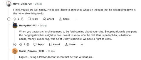 Redditors speculate about what Tony did and why he is stepping down