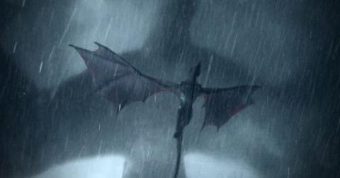 Arrax and Vhagar in 'House of the Dragon'