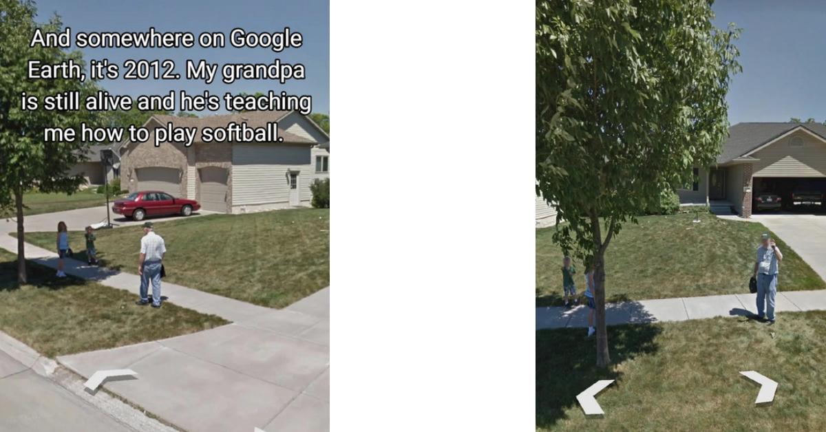 late grandpa google earth photos