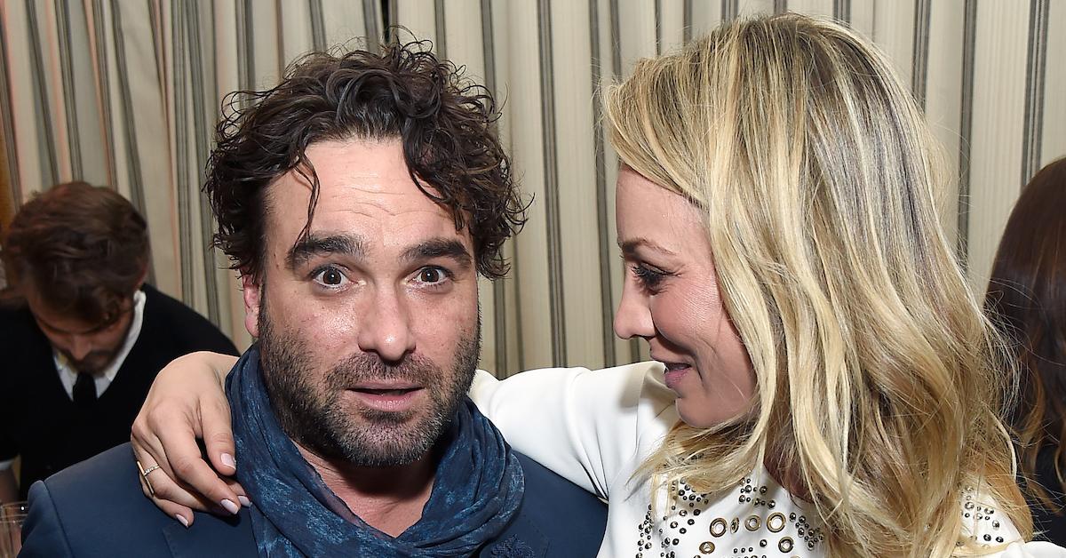 Kaley Cuoco and John Galecki 