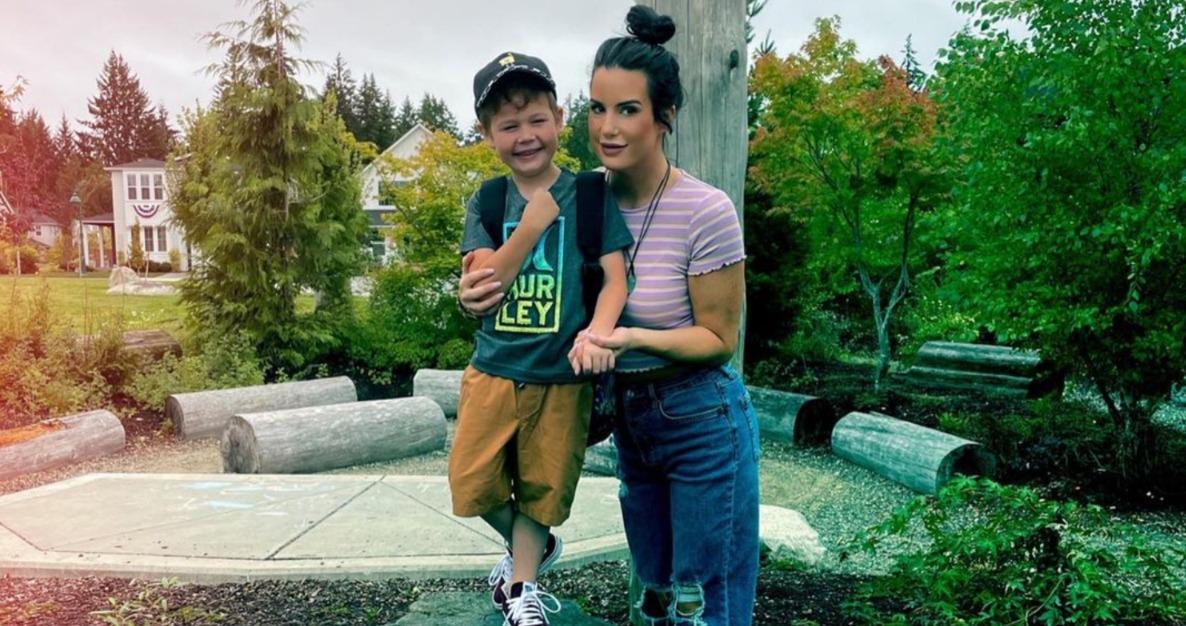 Jessica and her son from 'Extreme Sisters'