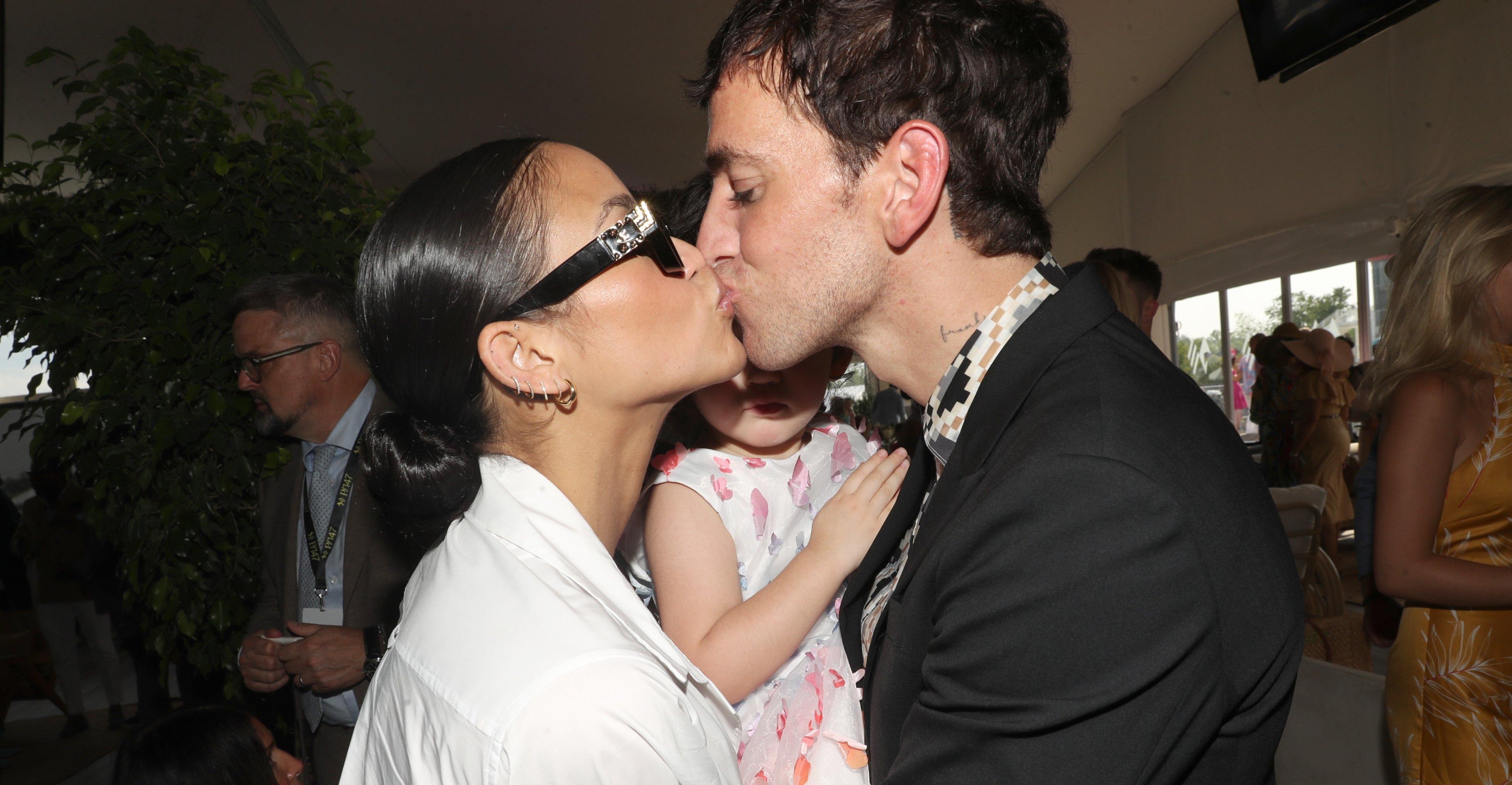  Cassie Ventura and Alex Fine attend The 147th Preakness