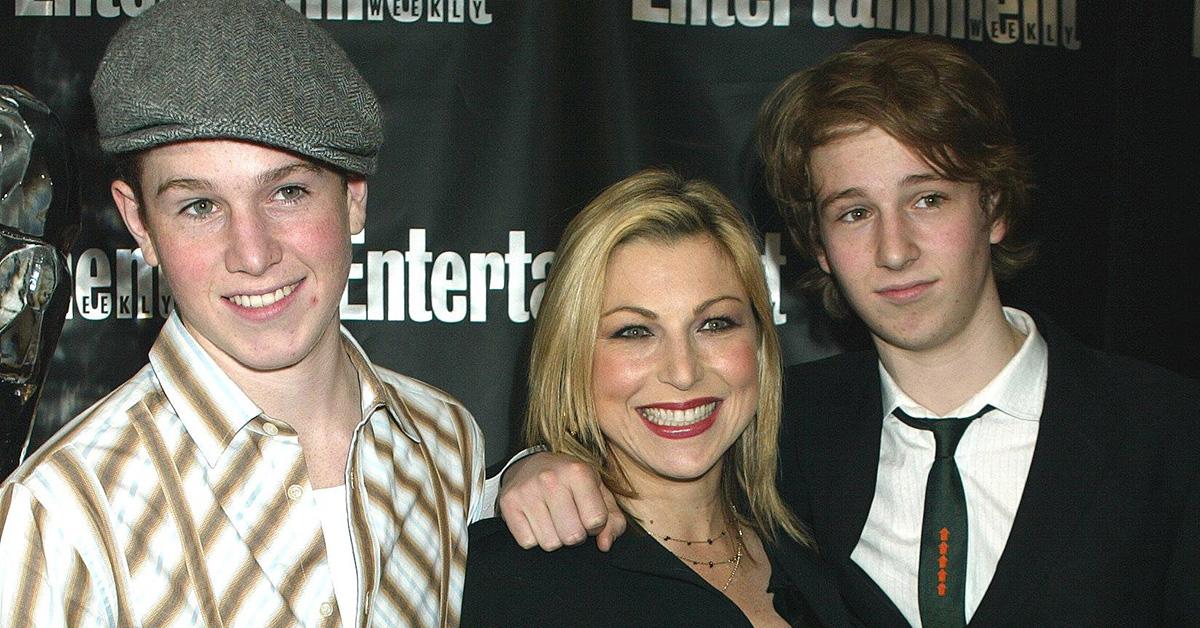 Tatum O'Neal and her sons at Entertainment Weekly's 10th Annual Academy Award Party 