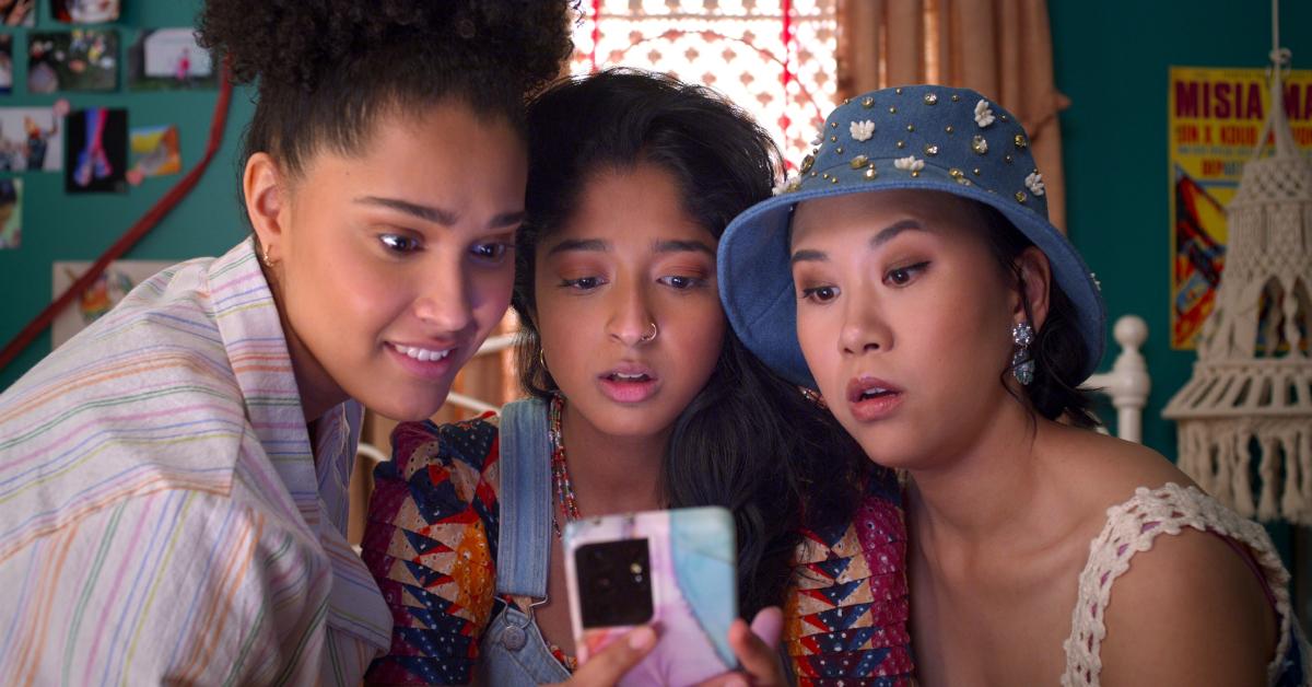 Fabiola, Devi, and Eleanor in Season 4 of 'Never Have I Ever'