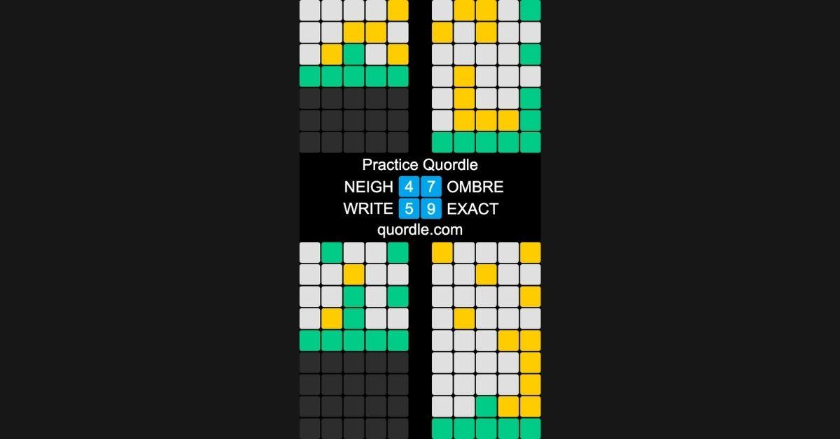 What is Quordle? The game four times harder than Wordle explained