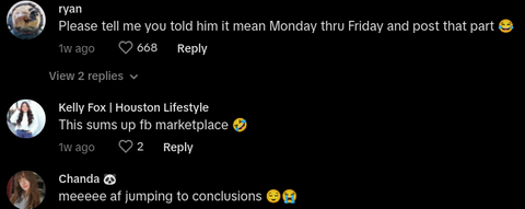 FB Marketplace Buyer Misunderstands M-F Text, Becomes Furious