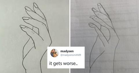 People Are Utterly Failing At This Easy Way To Draw Hands