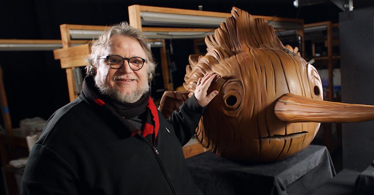 Guillermo del Toro on the set of 'Pinocchio'