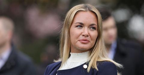 Vanessa Trump at the White House for the Easter eggg roll.