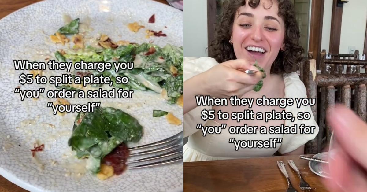 Restaurant Charges $5 to “Split” a Plate, Sparking Debate