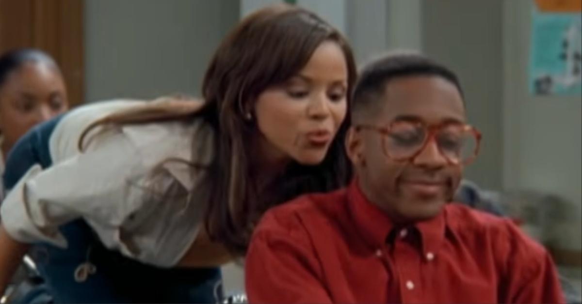 Michelle Thomas and Jaleel White in "Family Matters."