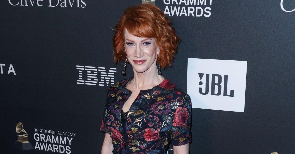 Kathy Griffin at the Grammy Awards.