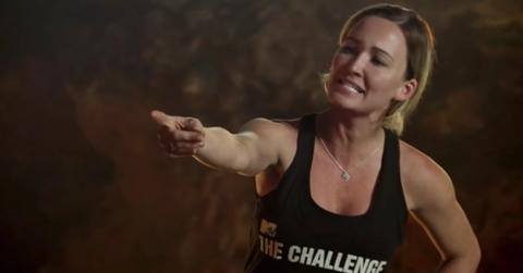 Competitor Ashley Mitchell on 'The Challenge'.
