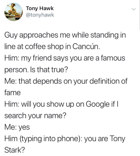 tony hawk twitter celebrity