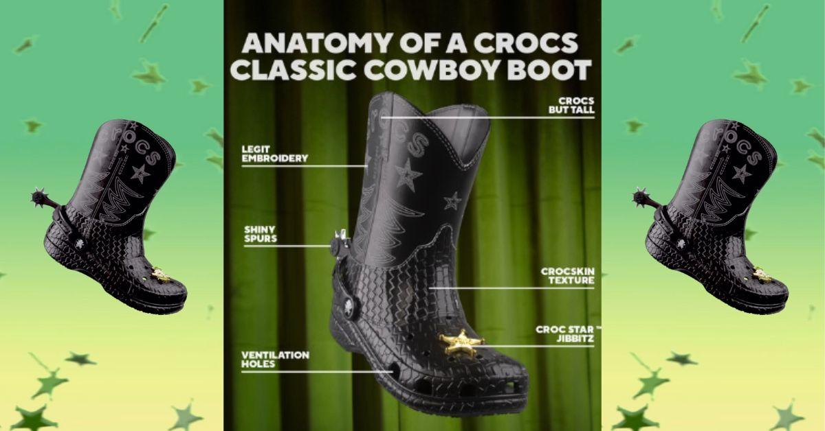 Celebrate Croctober with Memes of New Croc Cowboy Boot