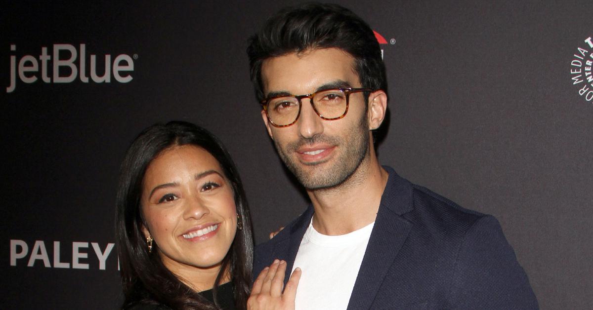 Gina Rodriguez and Justin Baldoni attend Paley Fest 2019.