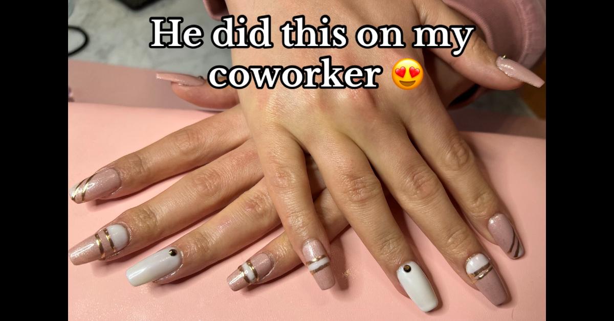 boyfriend learns how to paint nails