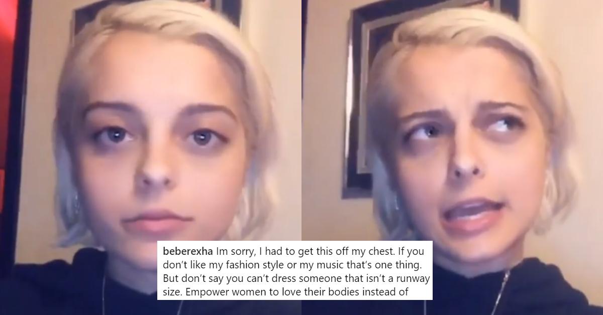 Bebe Rexha Gets Bodyshamed By Designers Calls Them Out On Instagram