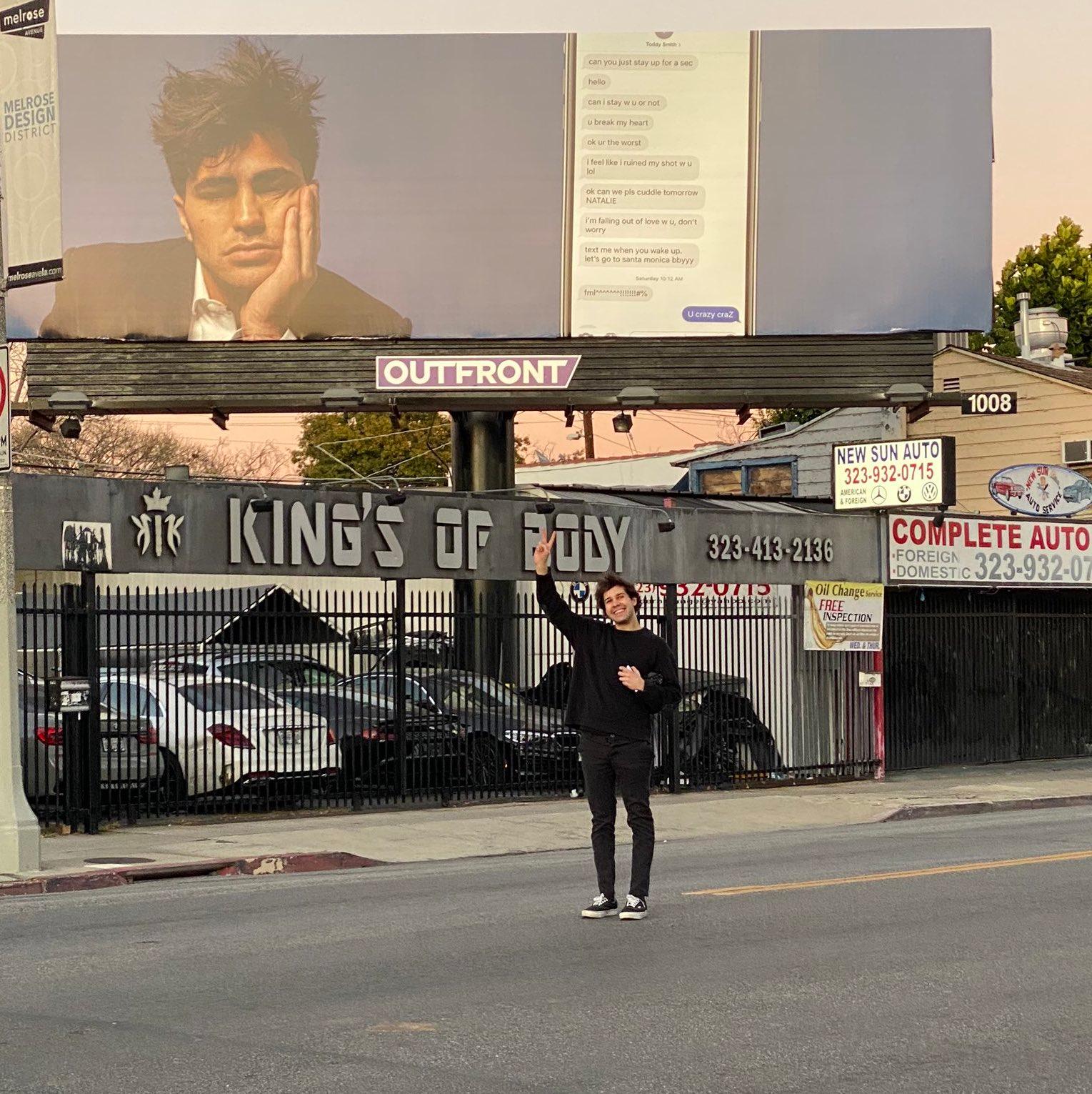 david dobrik drunk texts billboard