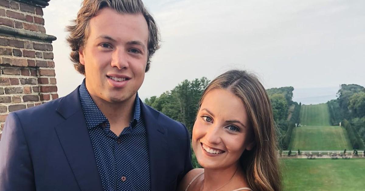 Charlie Mcavoy posing with his girlfriend